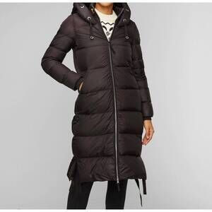 NEW PARAJUMPERS panda down coat in black